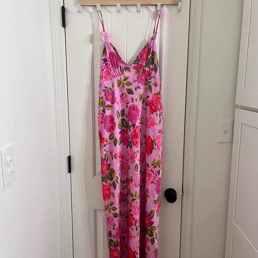 Crystal Doll Pink Floral Dress